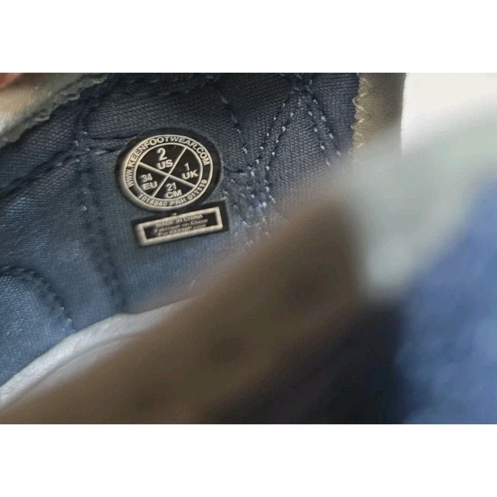 Keen‎ Sandals Kids 2 Youth Venice H2 Fisherman Hiking Water Shoes Navy Blue